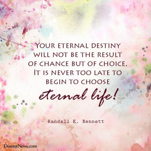 ... eternal life!