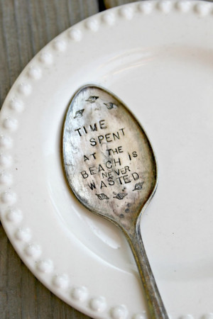 Garden Quote Spoon by LazyLightningArt on Etsy, $8.00