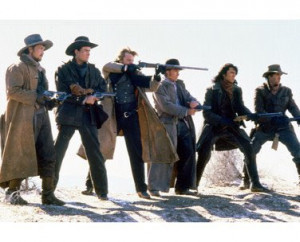 Young Guns screen shot Casey Siemaszko, Dermot Mulroney, Kiefer ...