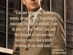 One of my favorite Mr. Grey quotes.