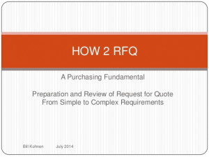 For Quote Process Is Fundamental Skill Of Purchasing Processionals