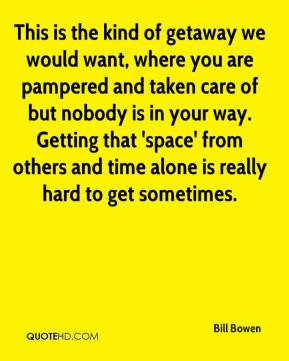 This is the kind of getaway we would want, where you are pampered and ...