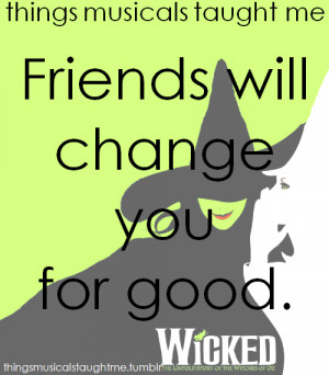Most popular tags for this image include: wicked, things musicals ...