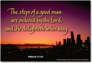 Then steps of a good man