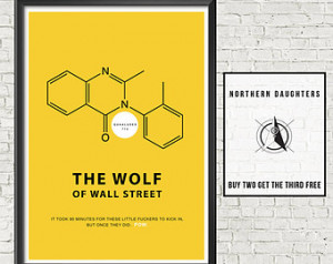 Wolf of Wall Street - Ludes - drug - quote poster ...