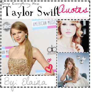 Sooo, Taylor is one of my very favorite singers/songwriters and I ...