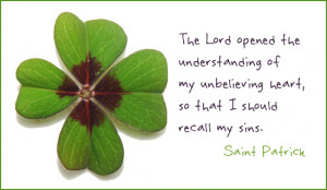 St. Patrick Quote Ecard
