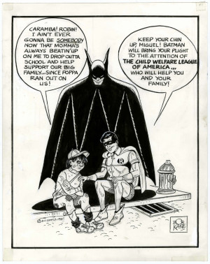 Rare Bob Kane Batman From 1985