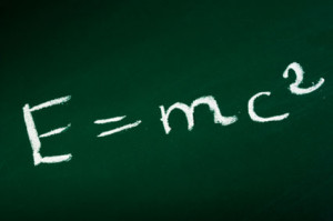 Did Einstein discover E = mc 2 ?