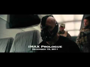 Bane's voice comparison in 'The Dark Knight Rises': IMAX prologue vs ...