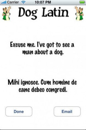 Atypical Latin Quotes - aka Dog Latin Screenshot 2