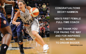 Congratulations Becky Hammon