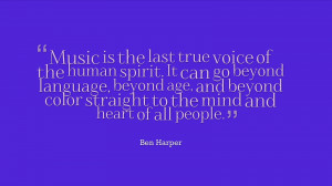 show the students these quotations from musicians about music and ask ...