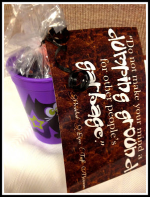 ... and made it look like a 'garbage can' to go along with this quote