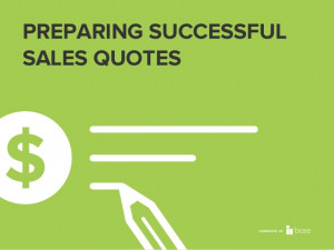 Preparing Successful Sales Quotes