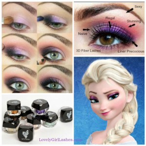 DIY Frozen Eye Makeup