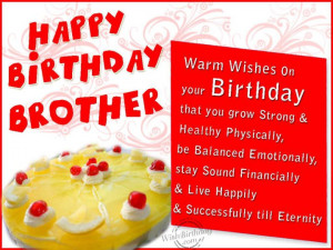 Happy Birthday Brother. .Happy Birthday Big Brother Quotes