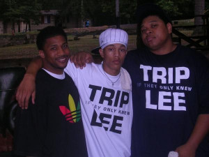 ... shows Da' T.R.U.T.H., Trip Lee and Tedashii (from left to right