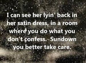 Gordon Lightfoot -Sundown - song lyrics, song quotes, songs, music ...
