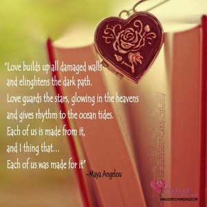 Love builds up all damaged walls