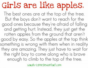 Girls Are Like Apple 39 s
