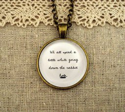 The Shins It's Only Life Inspired Lyrical Quote Necklace