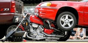 Honda Magna meets its end sandwiched between a Pontiac and a Chevy ...
