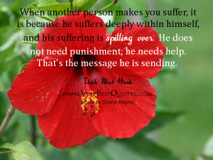 When another person makes you suffer (Suffering Quotes)