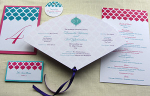 Sneak Peek: Indian Arch Wedding Reception Stationery Set. Posted by ...
