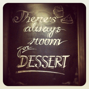 There's always room for #dessert.