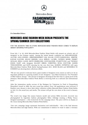 fashion press release format