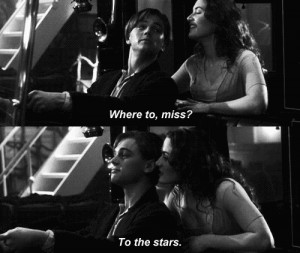 Traveling To The Stars In Romantic Titanic Gif