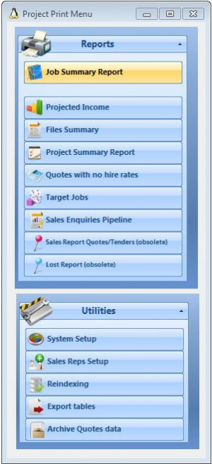 sContract Quotations - Screen Shots