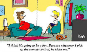 Wordless Wednesday: Funny Pregnancy Cartoons