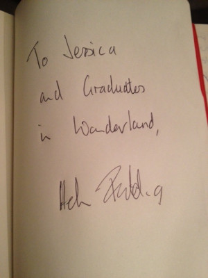 Helen Fielding s autograph