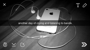 depression depressed quotes crying bands apple iphone music black and ...
