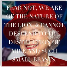 Queen Elizabeth Quote Canvas Art Print