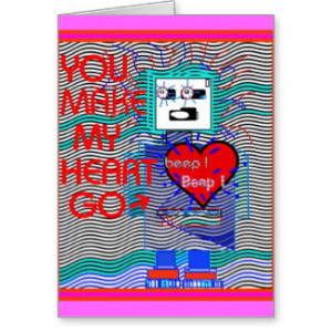 Beep ! Beep ! RoBoT Valentine's Card