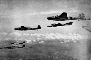 CIRCA 1939 World War II Japanese bombers Mitsubishi G3M
