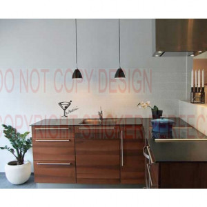glass kitchen wine drink Wall decal vinyl lettering quotes art sayings ...