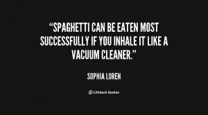 Quote About Spaghetti