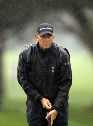 Tom Lehman Tom Lehman waits to putt on the 5th hole during the final
