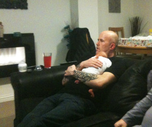 Pic.No.5. This is Mitchell asleep on his Daddy's (aka Martin) chest. I ...