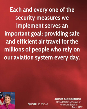 every one of the security measures we implement serves an important ...