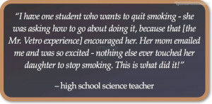 Have One Student Who Wants To Quit Smoking