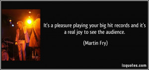 More Martin Fry Quotes
