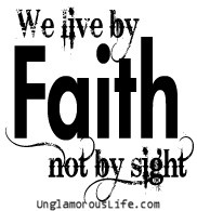 we live by faith quote