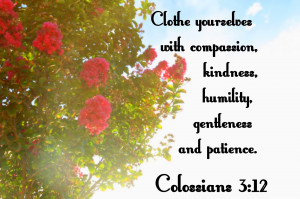 clothe yourselves with compassion