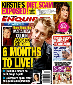 MACAULAY CULKIN: A STATEMENT FROM THE NATIONAL ENQUIRER