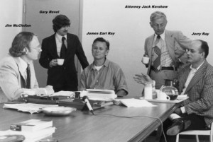 From left: Jim McClellan, Gary Revel, James Earl Ray, Jack Kershaw ...